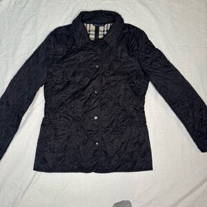 Burberry Black Quilted Utility Jacket